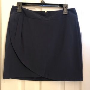 Navy mini skirt